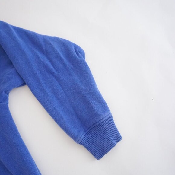 Orvis Blue Quarter Zip 80% Cotton Hiking Outdoors Pullover Sweater Medium - Picture 5 of 11